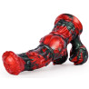 MONSTERED Gode Jofortix 23 x 7cm Noir et Rouge